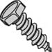 Indented Hex Head Unslotted Self Tapping Screw Type A Fully Threaded Zinc And Ba 14 X 4 (Pack of 500)