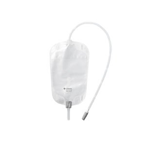 6221029 - Conveen Security + Leg Bag Levered Opening, Non-Latex Straps, 6 cm Tubing, Sterile, 17 oz, 500 mL