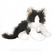 Webkinz Lil'kinz Black White Cat (Case of 6)