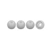 2 pair, Size Small CLEAR - High density (thicker) silicone, replacement ear cushions for ear-canal fitting earphones earbuds
