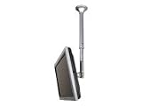 NewStar FPMA-C400 LCD Deckenhalterung (55 cm (22 Zoll) bis 130 cm (52 Zoll), H&ouml;he 64 cm bis 105 cm) silber