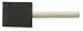 Industrial Grade 1XRK1 Foam Brush, Size 2 In