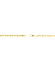 16" 4.0 mm Rope Chain in 14k White Gold