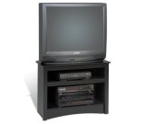 Black Corner TV Stand Sonoma Black Collection by Prepac Furniture - BTV-3224