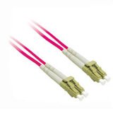 Cables to Go - Patch cable - LC multi-mode (M) - LC multi-mode (M) - 10 ft - fiber optic - 50 / 125 micron - red