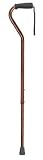 Duro Med Deluxe Adjustable Aluminum Cane with Soft Foam Grip Offset Handle, Copper Swirl, Model: 502-1300-9914 - 1 Ea