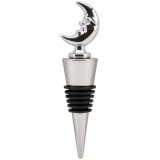Chrome Moon Wine Bottle Stopper