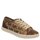 MICHAEL MICHAEL KORS Women's Mk City Sneaker (Mocha Logo 6.5 M)