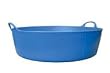Tubtrugs SP35BL 9-Gallon Storage Bucket, Blue, Shallow