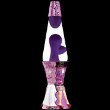 Lava Lamp 32 OZ - Good Girl/Bad Girl Resin - Purple Wax with Clear Liquid