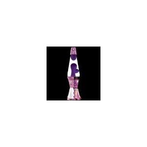 Lava Lamp 32 OZ - Good Girl Bad Girl Resin - Purple Wax with Clear Liquid