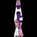 Lava Lamp 32 OZ - Good Girl/Bad Girl Resin - Purple Wax with Clear Liquid
