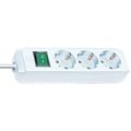 Brennenstuhl ECO Line Steckdosenleiste (3-fach, 1,5 m) wei�