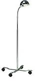 Exam Lamp, Goose Neck Style, Dome Style Shade with Mobil Base