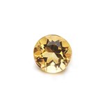 0.73 Cts of AAA 6 mm Round Loose Citrine ( 1 pc ) Gemstone