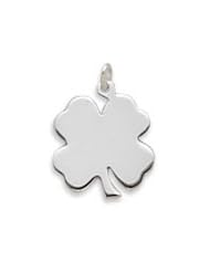 CleverSilvers Engravable Shamrock Pendant