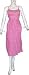 Tank Dress Spaghetti Straps Cotton Fabric with Embroidery for Summer Beach Wear Made in India