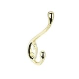 Buy 120 x 25mm Wardrobe Hook - Brass by Richelieu