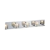 5-Light Bath Wall Bar - Chrome by ET2 Lighting