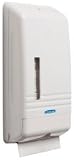 Slim Fold Towel Dispenser, 5 7/8 x 2 3/4 x 14 3/8, White