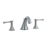Cifial 245.110.625 Polished Chrome Brookhaven Double Handle Widespread Lavatory Faucet with Metal Lever Handles from the Brookhaven Series 245.110.625