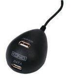 KONIG USB 2.0 EXTENSION CABLE WITH 2 PORTS DOCKING BALL