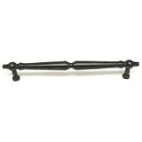 Top Knobs Back-to-Back Door Pull - Patine Black - M803/M803