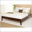 Modus Newport Simple Tropical Mahogany Modern Platform Bed in Cordovan In California King Size