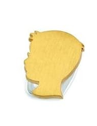 Bonn Bons By Lori Bonn "Son-shine" Gold Over Sterling Silver Boys Portrait Slide Charm for Charm Bracelets