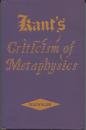 Kant's criticism of metaphysics