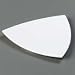 Carlisle 4380602 White 11-Inch Epicure TriArc Plate (Case of 4)