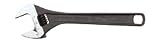Channellock Adjustable Wrench, 12  Black Phosphate Coated