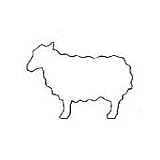 Kaiser 611808 Sheep Cookie Cutter