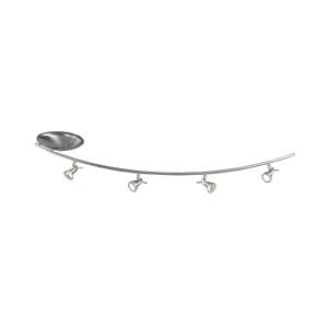Versahl Ceiling Offset Spotlight Finish: Black Chrome by 