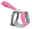 Mutt-Gear Comfort - L Pink Gray Over the Head Harness