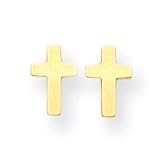 14k Cross Earrings