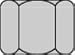 Hex Coupling Nut Zinc 1/4-28 X 7/8 (Pack of 600) Image