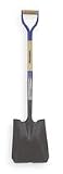 Westward 1WG34 Sq Point Shovel, 30 In Handle