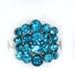 Improving Lifestyles Rhinestone Crystal 20 Ring Topaz Blue