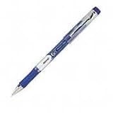 Integra Pen, Gel, Water-Resistant, .7mm, Clear Barrel/Blue Ink (Pack of 12)