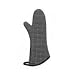 San Jamar 800FG13-BK BestGuard Temperature Protection Oven Mitt with WebGuard, 13" Length, Black