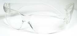 Condor 1FYX6 Safety Eyewear, Scratch Resist, Clear Lens