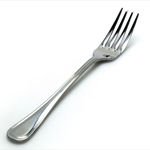 New Rim Flatware, Dinner Fork, European 1 Dozen per case, 12/BOX