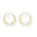 14k Endless Hoop Childrens Earrings