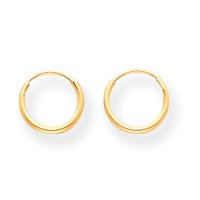 Childrens Toyshop  Jewelry : 14k Endless Hoop Childrens Earrings