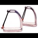 Korsteel Fillis Peacock Stirrup Irons w/ Pads