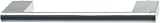 Hafele Modern Stainless Steel/Zinc Pull (115.70.002) 128mm, Zinc Nickel Matt/Stainless Matt