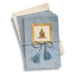 Buddha Puja Cards (5); 7"h X 5"w