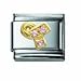 breast_cancer26breast cancer - NOMINATION Italian Charm in stainless steel 18k gold