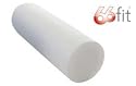 66Fit Elite Foam Roller - White, 10 cm X 45 cm